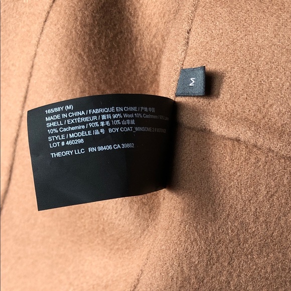 Theory wool cashmere coat - Picture 8 of 10